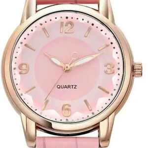 Ladies Leather Strap Quartz Wristwatch Fancy Women Watch Jewelry Sophisticated..